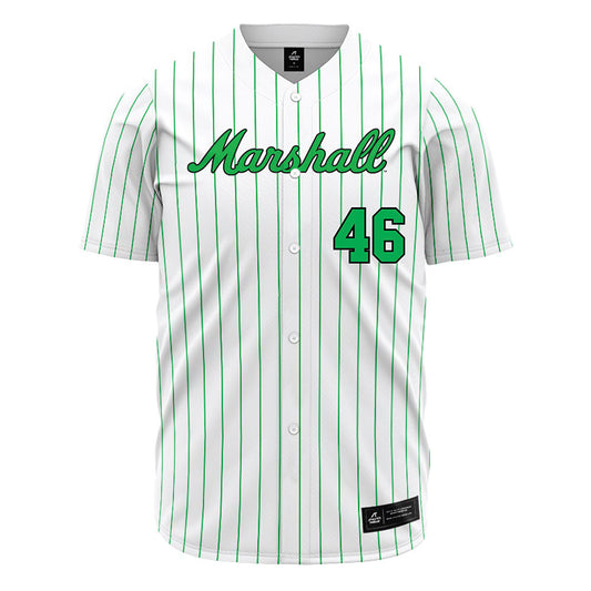 Marshall - NCAA Baseball : Luke Proehl - White Pinstripe Jersey-0