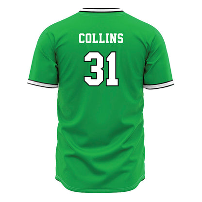 Marshall - NCAA Baseball : Kenyon Collins - Green Jersey-1