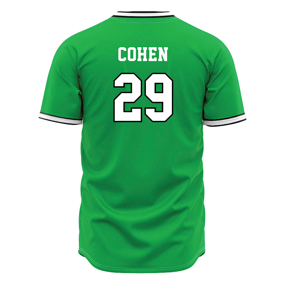 Marshall - NCAA Baseball : Ben Cohen - Green Jersey-1