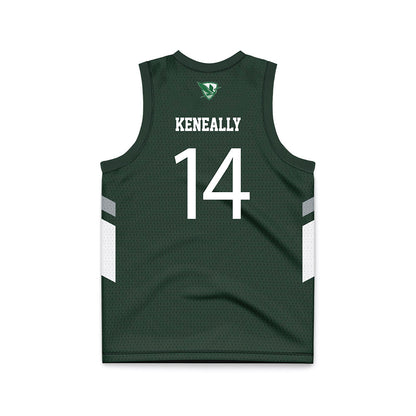 HWS - NCAA Women's Basketball : Anne Keneally - Green Basketball Jersey-1