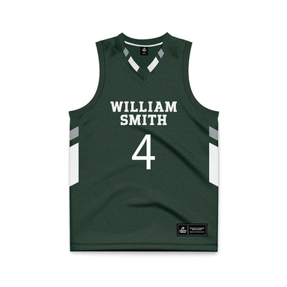 HWS - NCAA Women's Basketball : Giana Lobozzo - Green Basketball Jersey