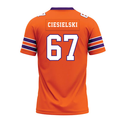 HWS - NCAA Football : Alexander Ciesielski - Orange Premium Football Jersey-1
