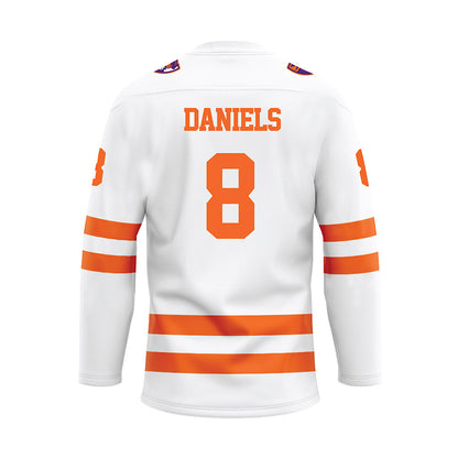 HWS - NCAA Men's Ice Hockey : Tanner Daniels - White Hockey Jersey