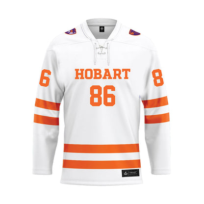 HWS - NCAA Men's Ice Hockey : Ignat Belov - White Hockey Jersey