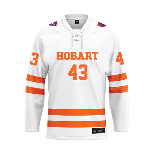 HWS - NCAA Men's Ice Hockey : Damon Beaver - White Hockey Jersey
