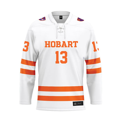HWS - NCAA Men's Ice Hockey : Laurent Trepanier - White Hockey Jersey-0