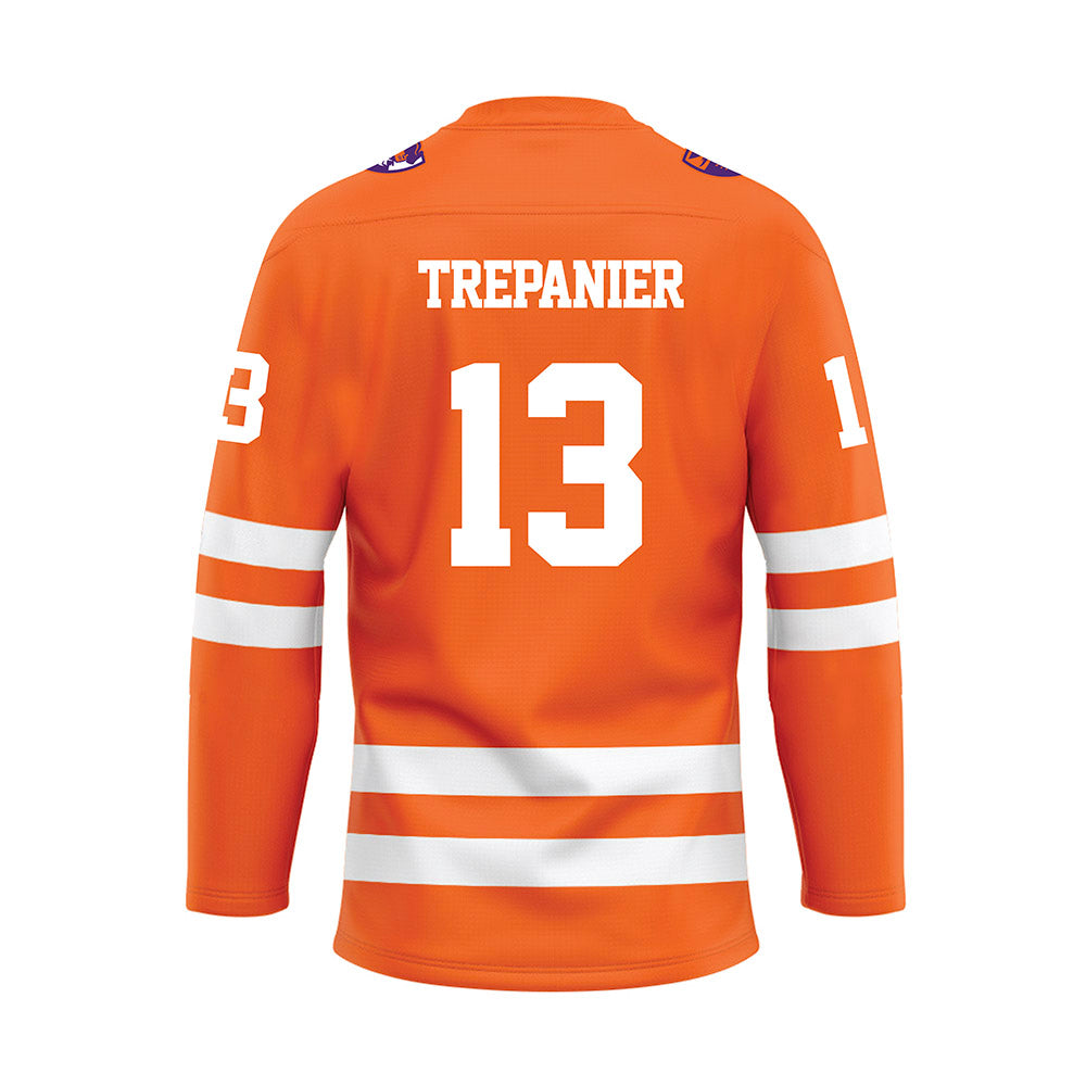 HWS - NCAA Men's Ice Hockey : Laurent Trepanier - Orange Hockey Jersey-1