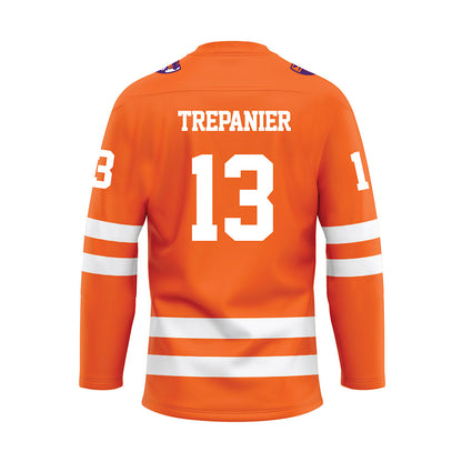 HWS - NCAA Men's Ice Hockey : Laurent Trepanier - Orange Hockey Jersey-1