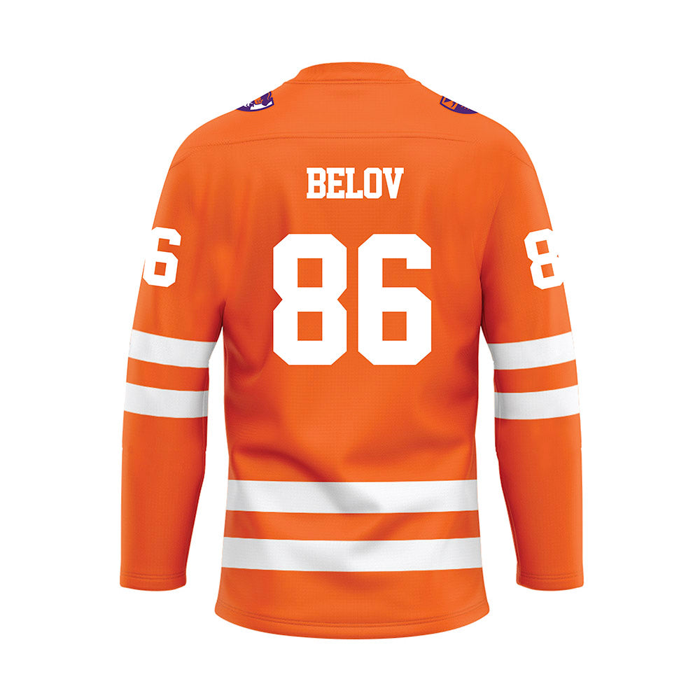 HWS - NCAA Men's Ice Hockey : Ignat Belov - Orange Hockey Jersey