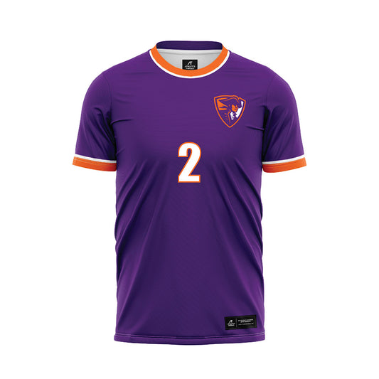 HWS - NCAA Men's Soccer : Noah Fischer - Purple Soccer Jersey