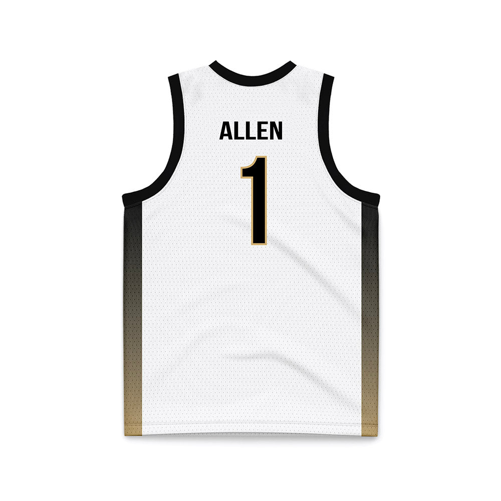 Vanderbilt - NCAA Men's Basketball : Baylor Allen - White Basketball Jersey-1