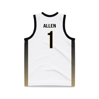 Vanderbilt - NCAA Men's Basketball : Baylor Allen - White Basketball Jersey-1