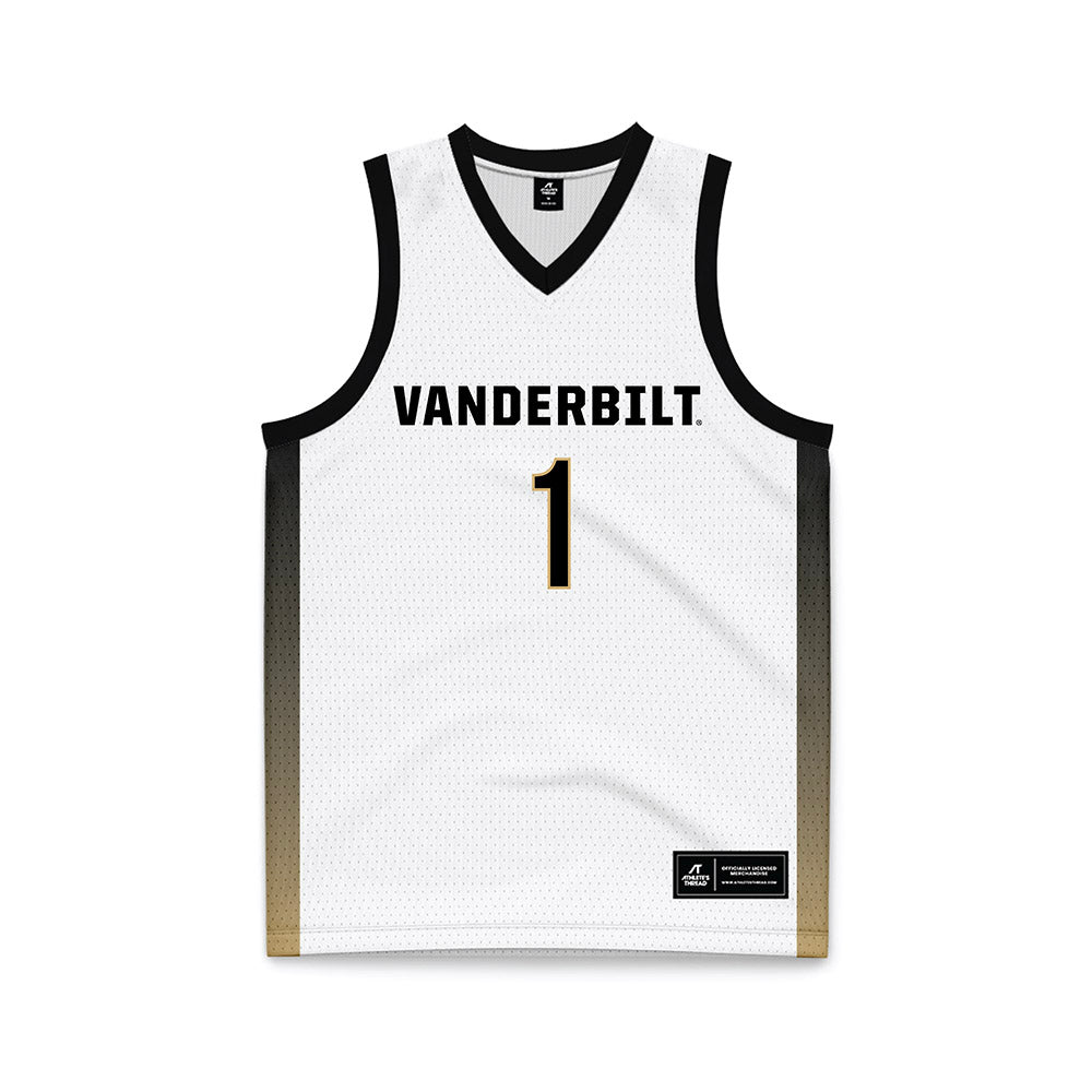 Vanderbilt - NCAA Men's Basketball : Baylor Allen - White Basketball Jersey-0