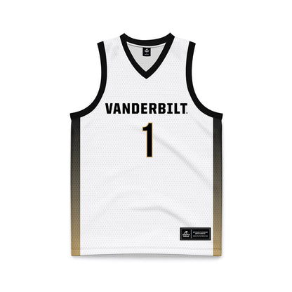 Vanderbilt - NCAA Men's Basketball : Baylor Allen - White Basketball Jersey-0