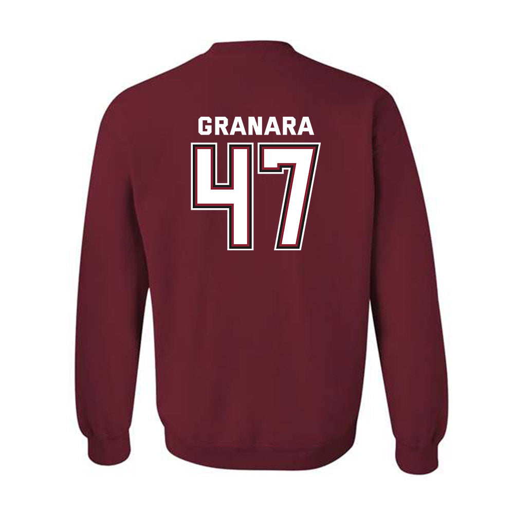 UMass - NCAA Men's Lacrosse : Robbie Granara - Classic Fashion Shersey Crewneck Sweatshirt-1