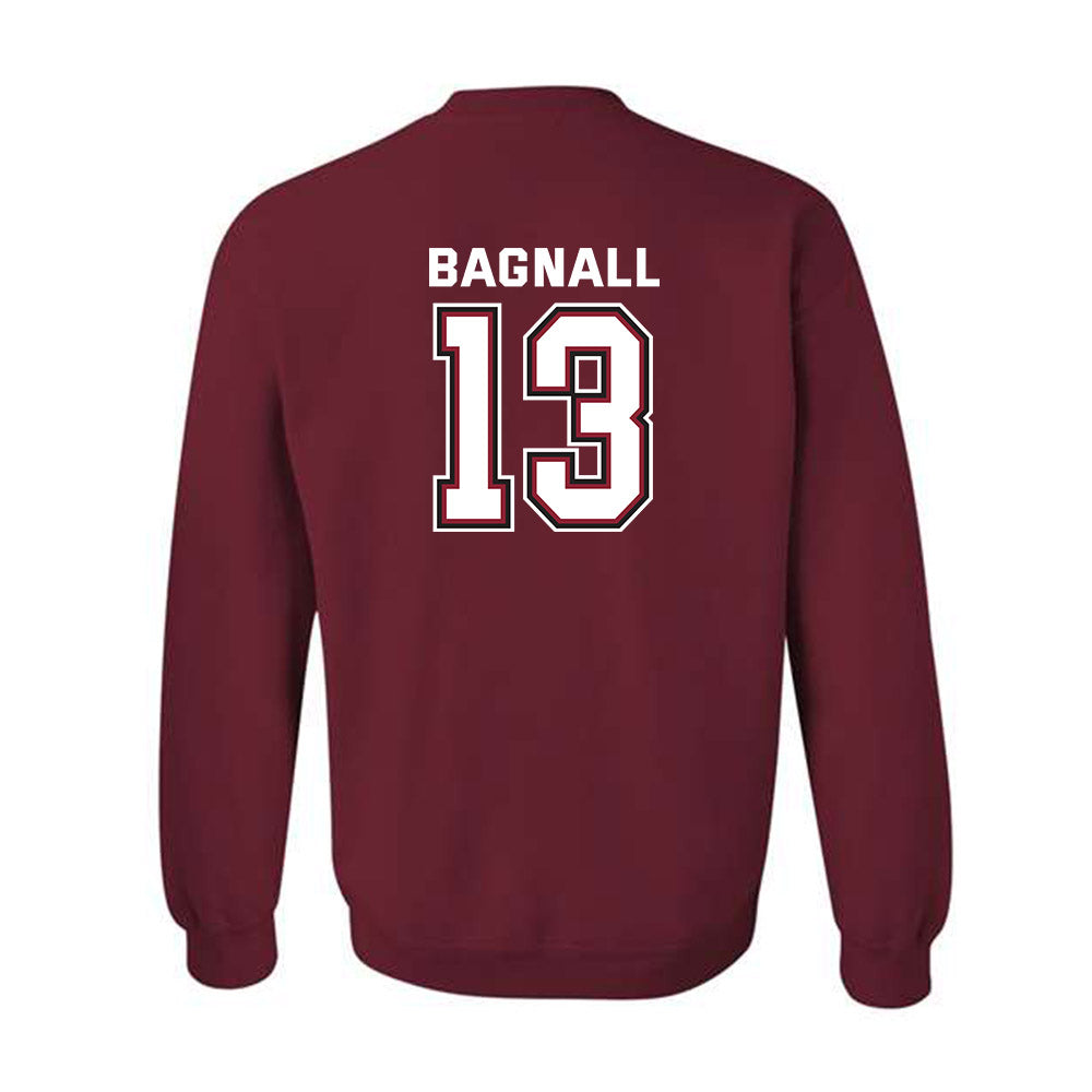 UMass - NCAA Men's Lacrosse : Thomas Bagnall - Classic Fashion Shersey Crewneck Sweatshirt-1
