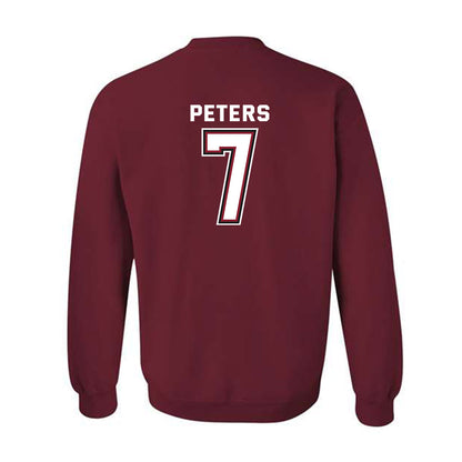 UMass - NCAA Men's Lacrosse : Jack Peters - Classic Fashion Shersey Crewneck Sweatshirt-1