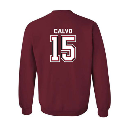 UMass - NCAA Men's Lacrosse : Michael Calvo - Classic Fashion Shersey Crewneck Sweatshirt-1