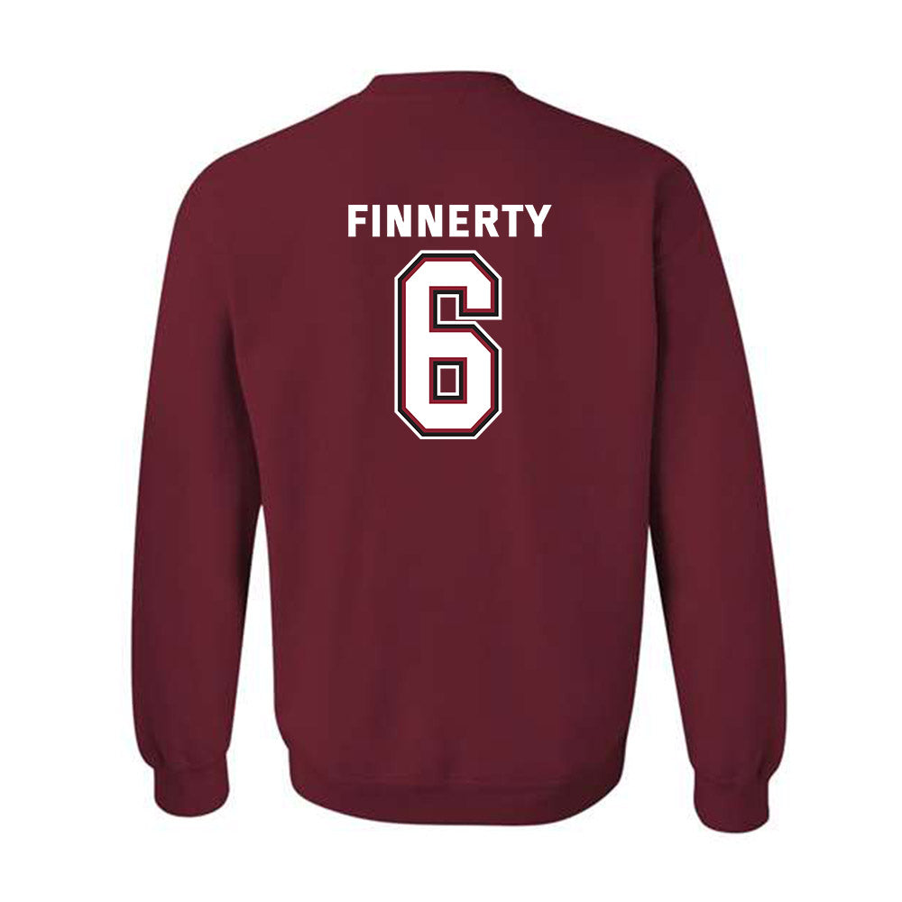 UMass - NCAA Men's Lacrosse : Michael Finnerty - Classic Fashion Shersey Crewneck Sweatshirt-1