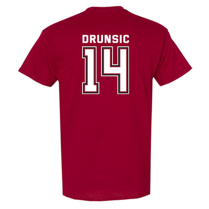 UMass - NCAA Men's Lacrosse : Aiden Drunsic - Classic Fashion Shersey T-Shirt-1