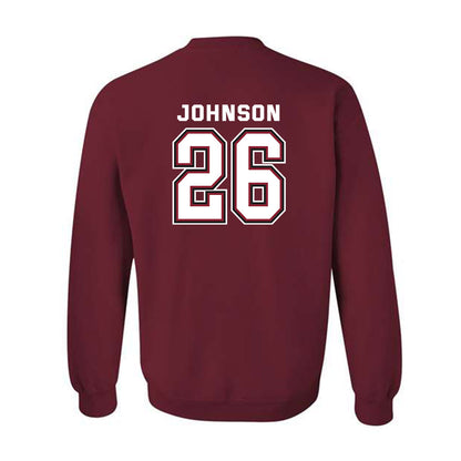 UMass - NCAA Men's Lacrosse : Dylan Johnson - Classic Fashion Shersey Crewneck Sweatshirt-1