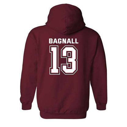 UMass - NCAA Men's Lacrosse : Thomas Bagnall - Classic Fashion Shersey Hooded Sweatshirt-1