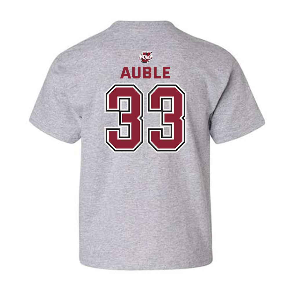 UMass - NCAA Men's Lacrosse : Zach Auble - Classic Shersey Youth T-Shirt-1