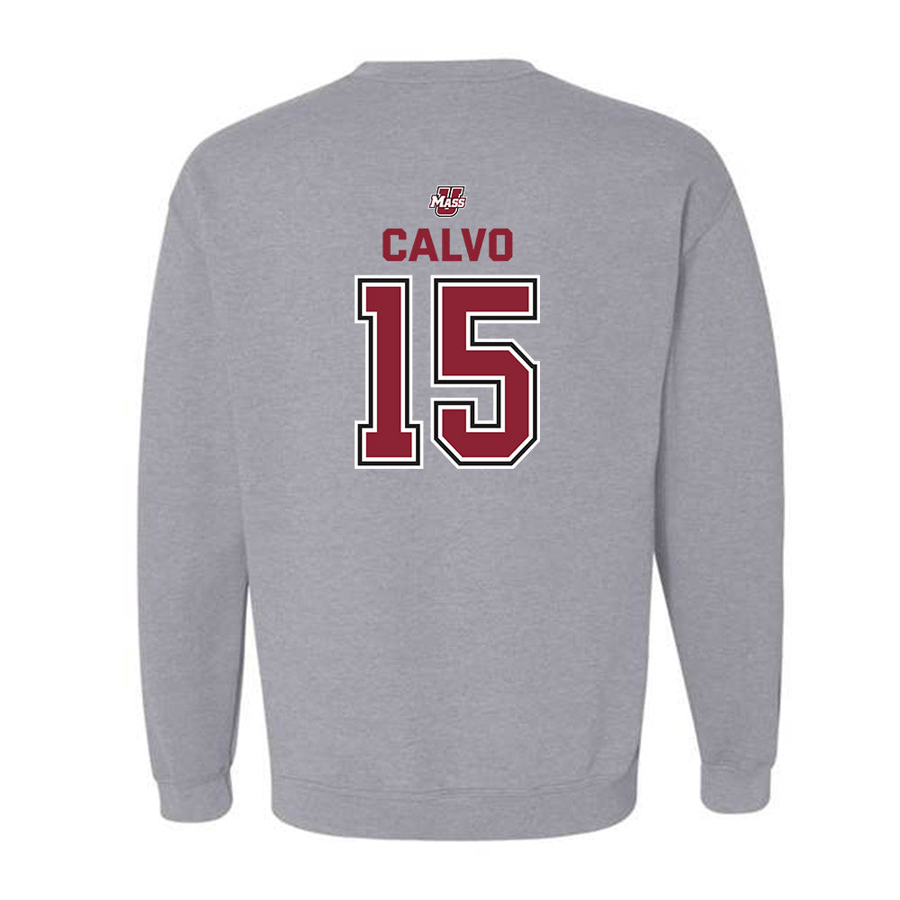 UMass - NCAA Men's Lacrosse : Michael Calvo - Classic Shersey Crewneck Sweatshirt-1