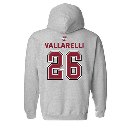 UMass - NCAA Women's Lacrosse : Rachel Vallarelli - Classic Shersey Hooded Sweatshirt-1