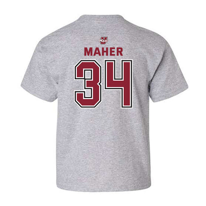 UMass - NCAA Men's Lacrosse : Liam Maher - Classic Shersey Youth T-Shirt-1