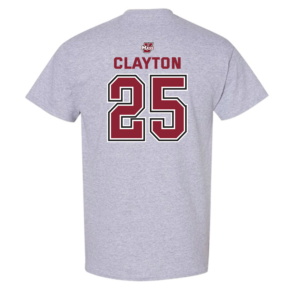 UMass - NCAA Men's Lacrosse : Tyler Clayton - Classic Shersey T-Shirt-1