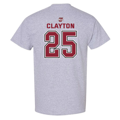 UMass - NCAA Men's Lacrosse : Tyler Clayton - Classic Shersey T-Shirt-1