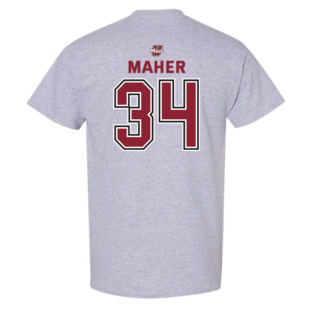 UMass - NCAA Men's Lacrosse : Liam Maher - Classic Shersey T-Shirt-1