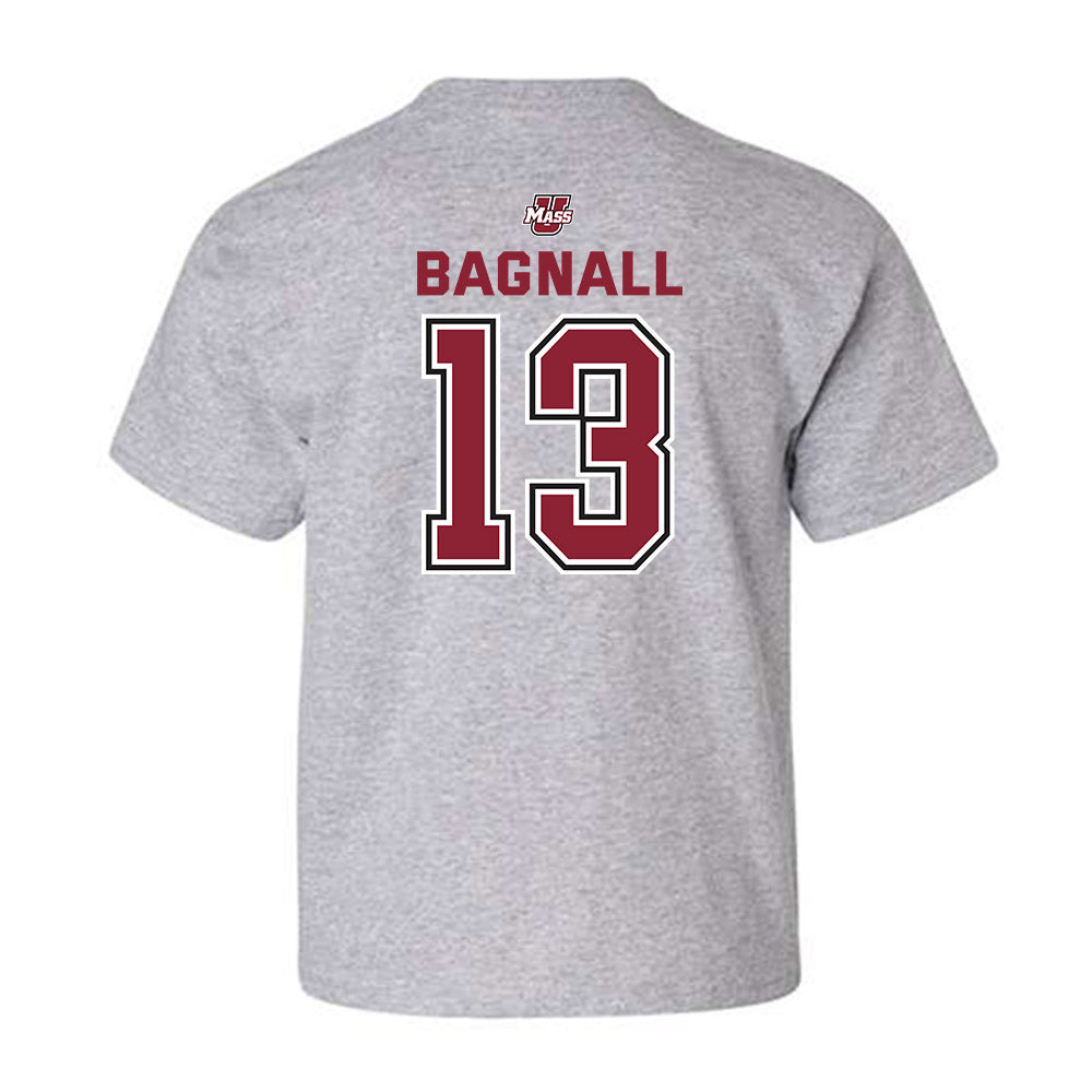 UMass - NCAA Men's Lacrosse : Thomas Bagnall - Classic Shersey Youth T-Shirt-1