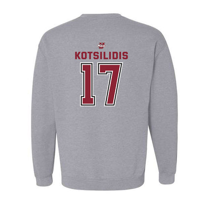 UMass - NCAA Men's Lacrosse : Max Kotsilidis - Classic Shersey Crewneck Sweatshirt-1