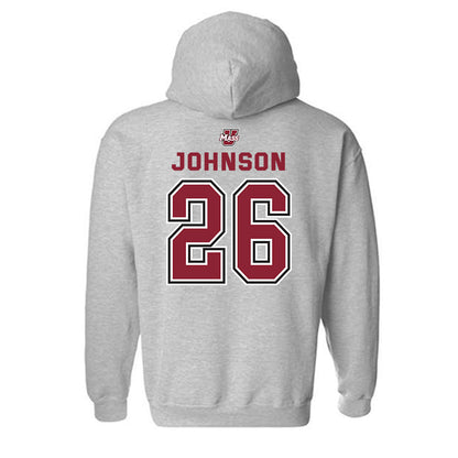 UMass - NCAA Men's Lacrosse : Dylan Johnson - Classic Shersey Hooded Sweatshirt-1