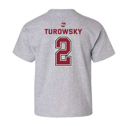 UMass - NCAA Men's Lacrosse : Jack Turowsky - Classic Shersey Youth T-Shirt-1