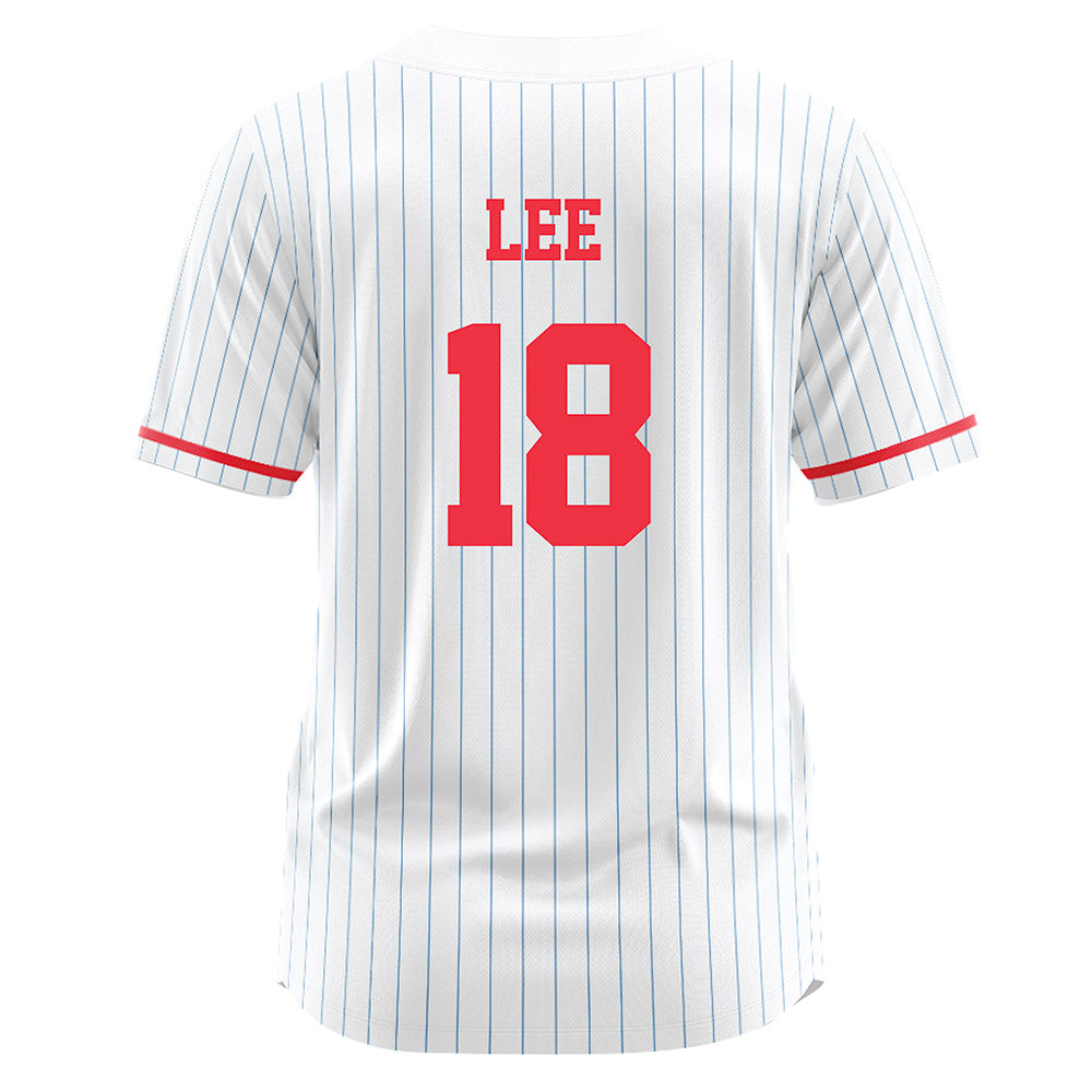 Liberty - NCAA Softball : Dani Lee - White Pinstripe Jersey-1