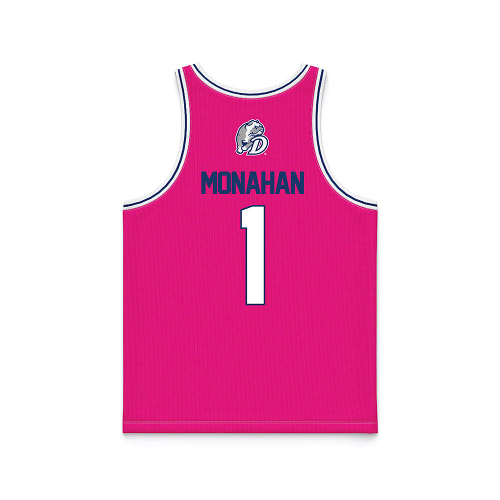 Drake - NCAA Women's Basketball : Mylea Monahan - Pink Basketball Jersey-1