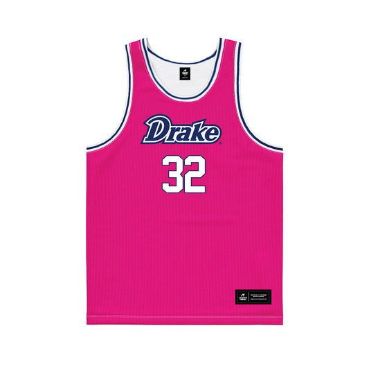 Drake - NCAA Women's Basketball : Allie Myers - Pink Basketball Jersey-0