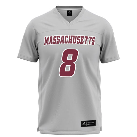 UMass - NCAA Men's Lacrosse : Charles Kurtz - Grey Lacrosse Jersey