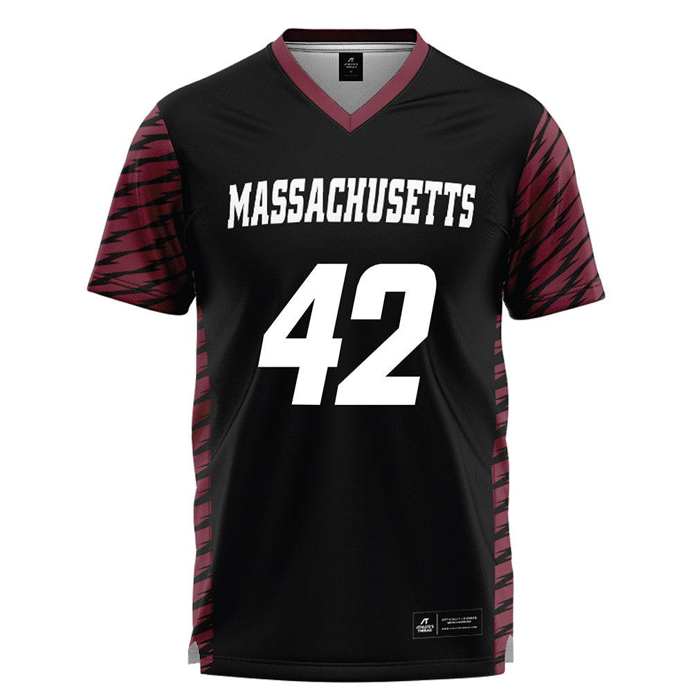 UMass - NCAA Women's Lacrosse : Alex Gregorek - Black Lacrosse Jersey-0