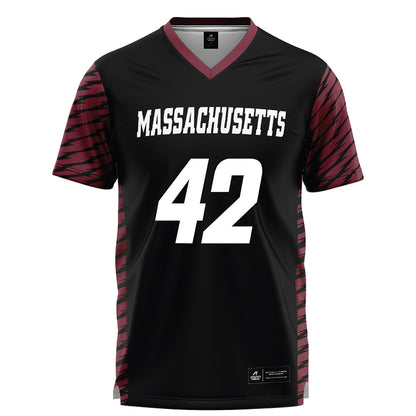 UMass - NCAA Women's Lacrosse : Alex Gregorek - Black Lacrosse Jersey-0