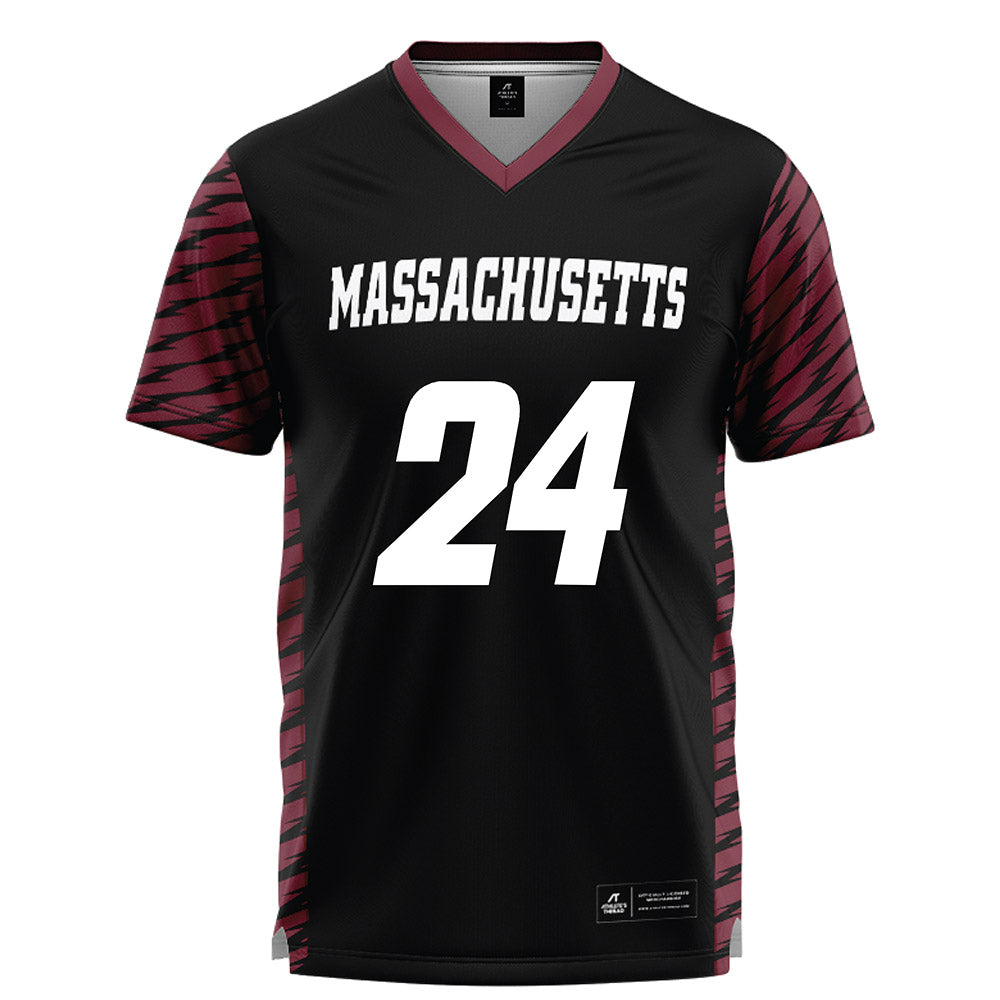 UMass - NCAA Women's Lacrosse : Reese Bromby - Black Lacrosse Jersey -0