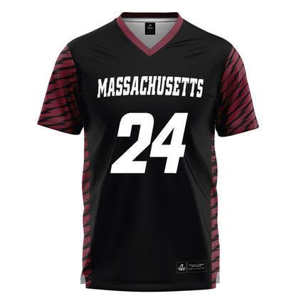 UMass - NCAA Women's Lacrosse : Reese Bromby - Black Lacrosse Jersey -0