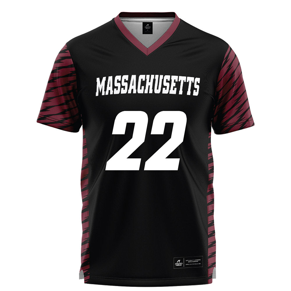 UMass - NCAA Women's Lacrosse : Kennady Marino - Black Lacrosse Jersey -0