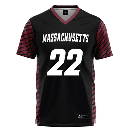 UMass - NCAA Women's Lacrosse : Kennady Marino - Black Lacrosse Jersey -0