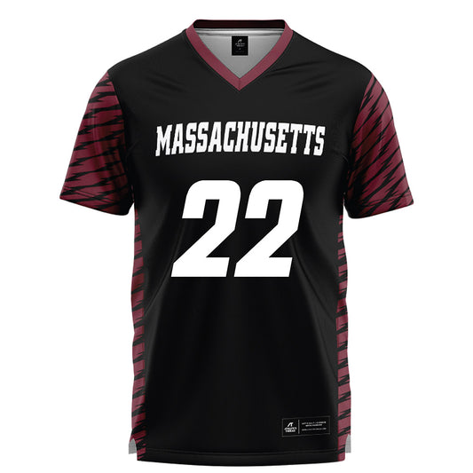 UMass - NCAA Women's Lacrosse : Kennady Marino - Black Lacrosse Jersey -0