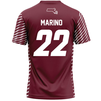 UMass - NCAA Women's Lacrosse : Kennady Marino - Burgundy Lacrosse Jersey -1