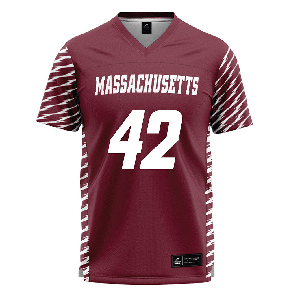 UMass - NCAA Women's Lacrosse : Alex Gregorek - Burgundy Lacrosse Jersey-0